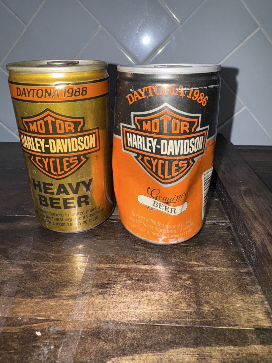 #freecycle Vintage Harley-Davidson Daytona Beer Cans Collection