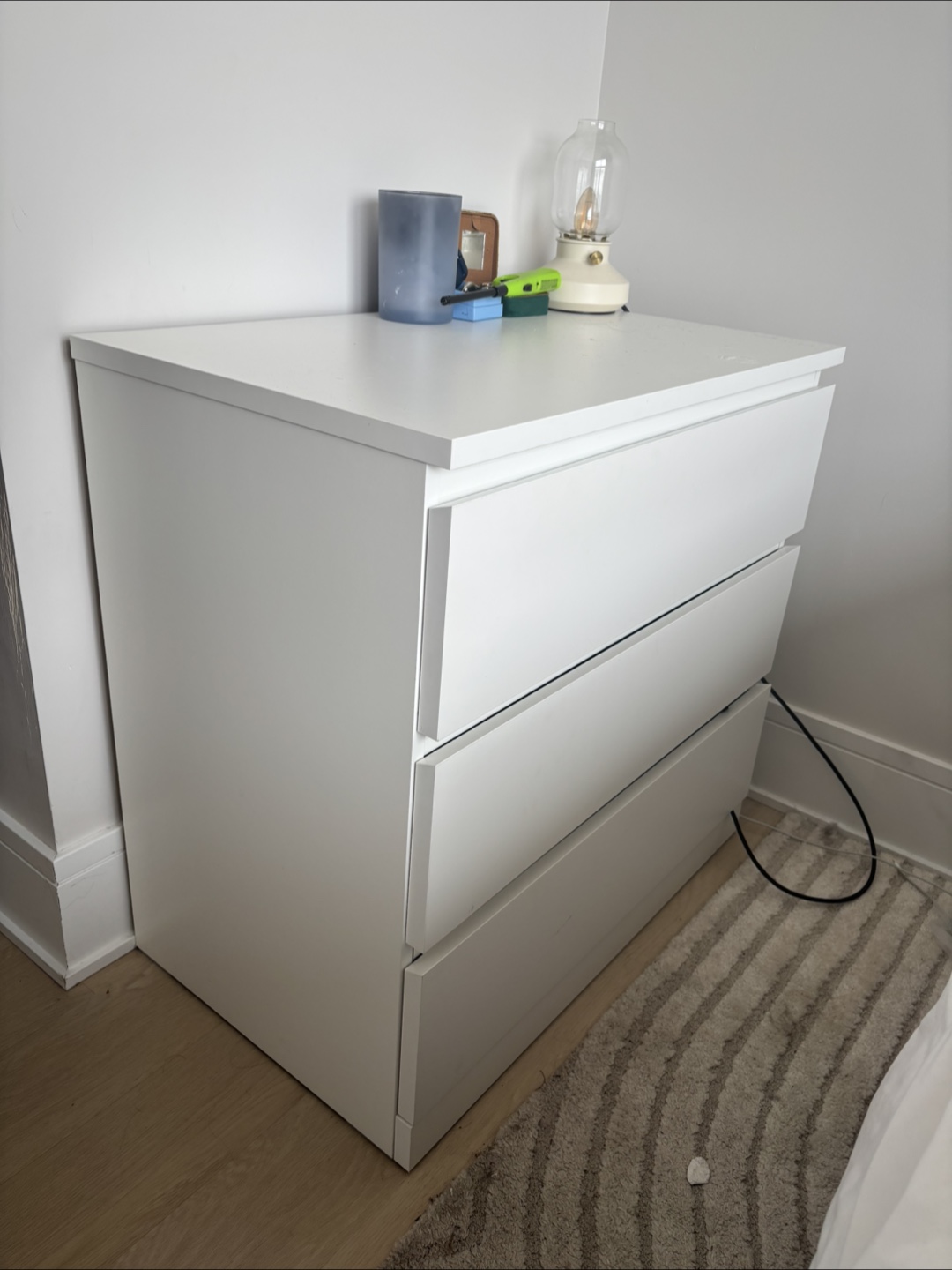 IKEA STORKLINTA 3-Drawer Chest - White