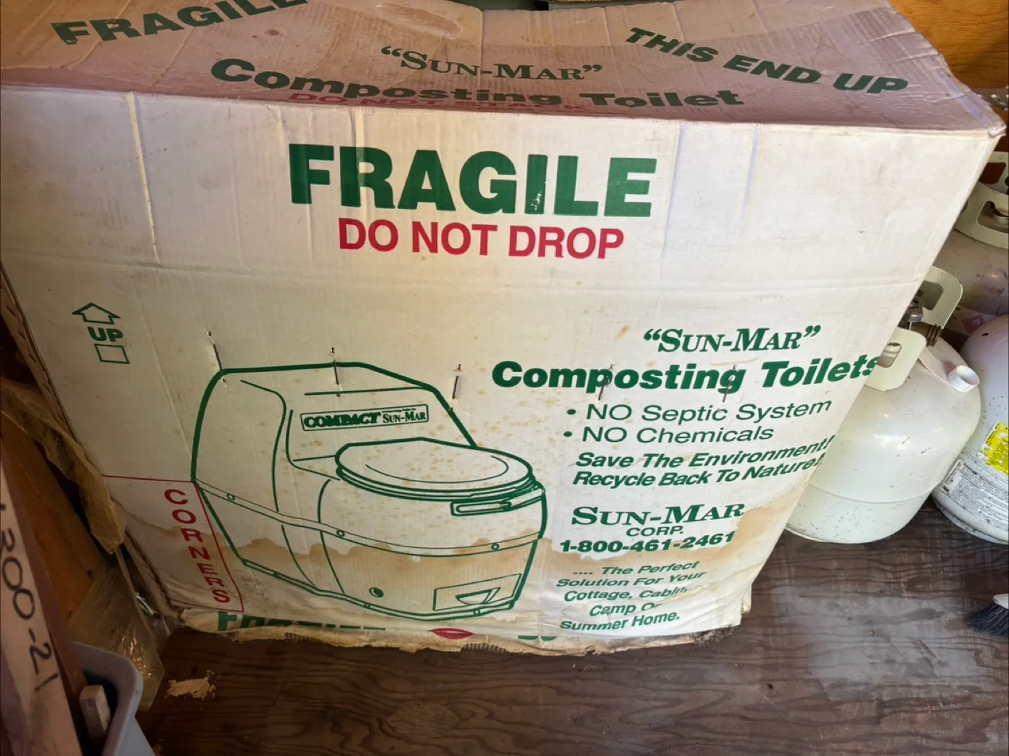 Sun-Mar Composting Toilet - New in Box image indicator(2)