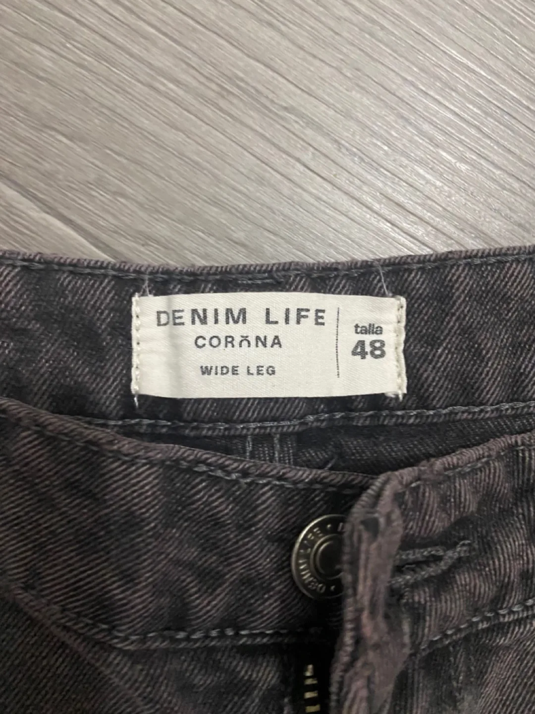 Denim Life Wide Leg Cargo Jeans - Size 16 - Free image indicator(2)