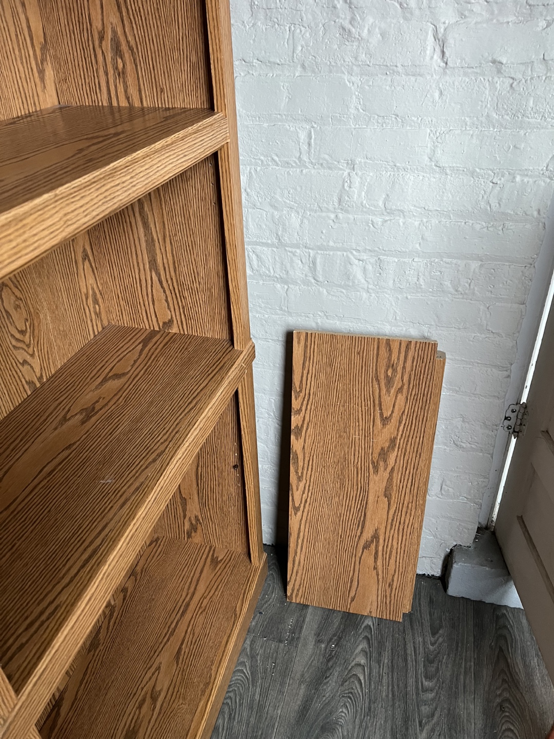 Oak Wood Bookcase - photo 3