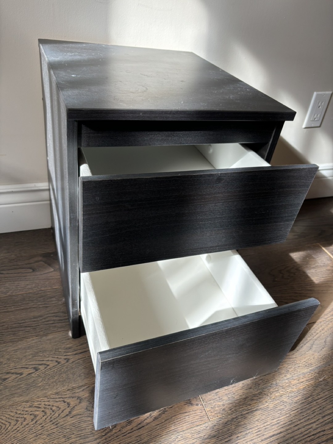 Two-Drawer Nightstand for Sale