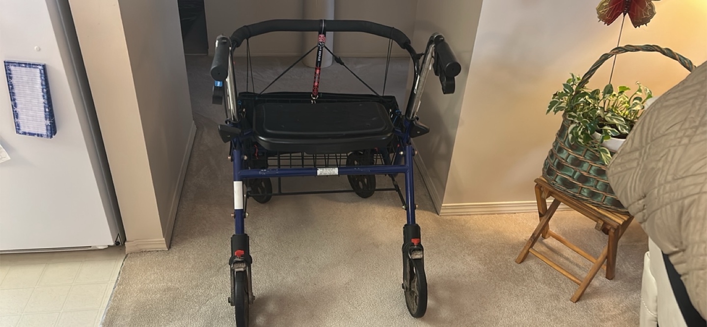 Rollator Walker with Basket and Bag