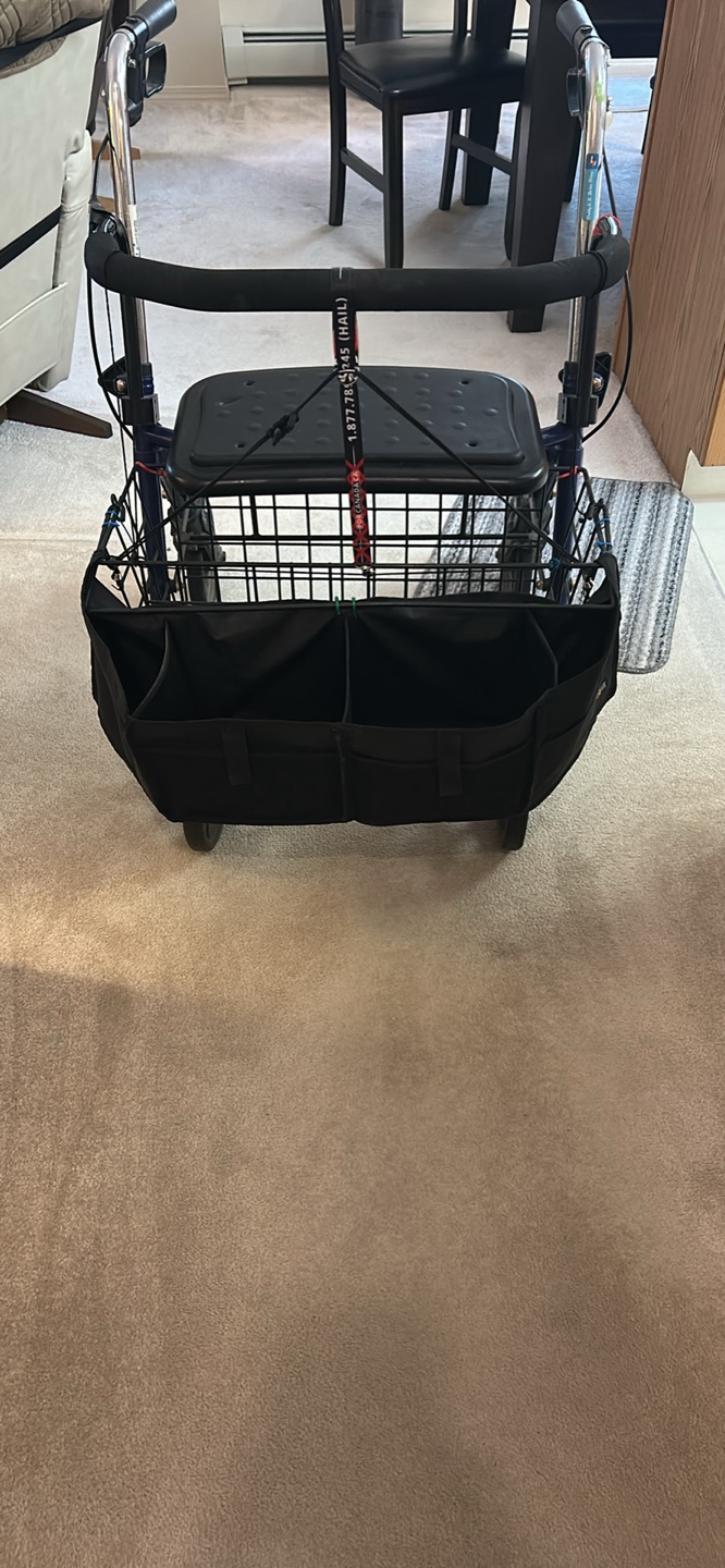 Rollator Walker with Basket and Bag - photo 2