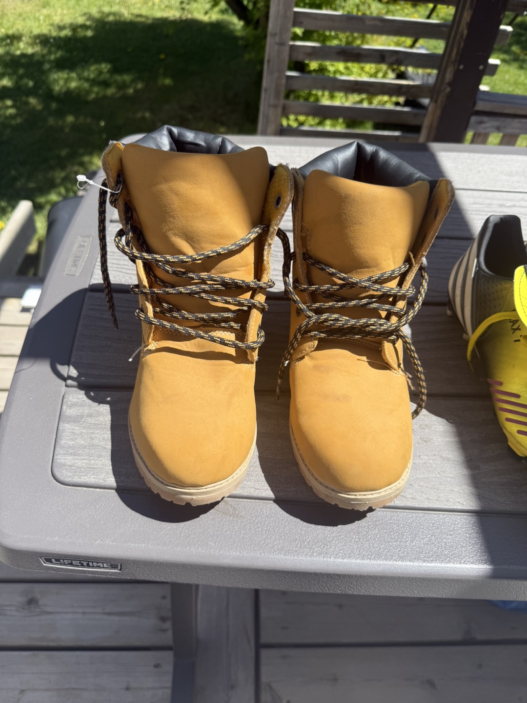 #freecycle Kids' Yellow Boots Size 8 - photo 2