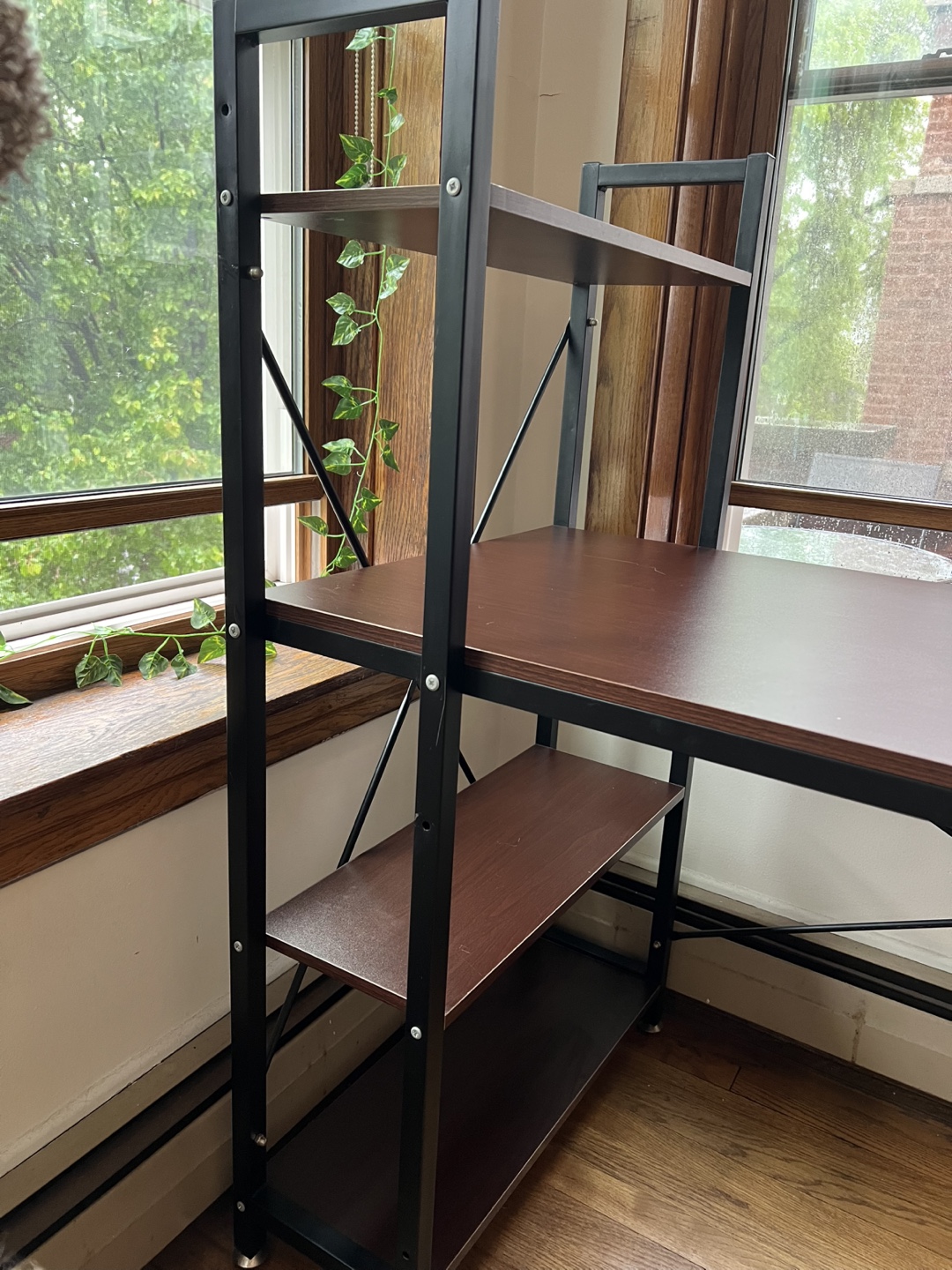 Computer Desk with Bookshelf - photo 3