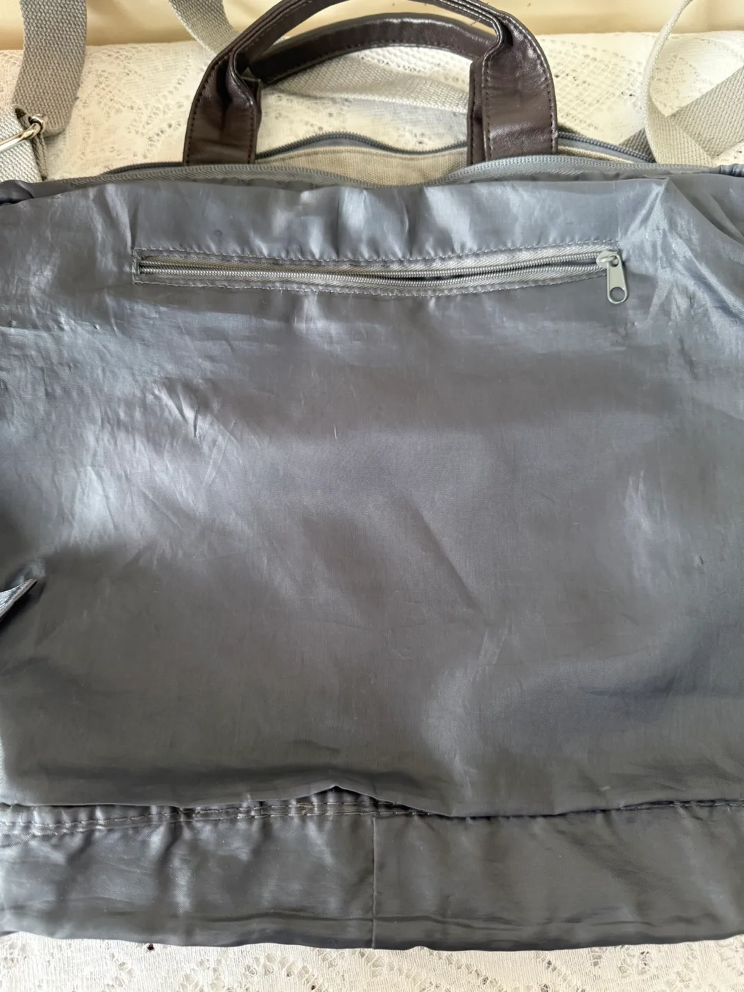 Calvin Klein Canvas Messenger Bag (Good condition) image indicator(6)