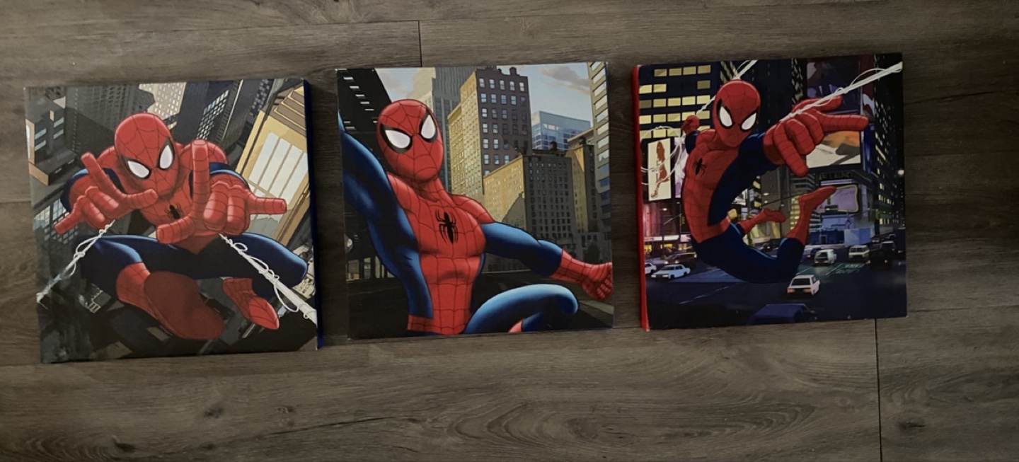Spider-Man Canvas Wall Art Set of 3 - photo 2