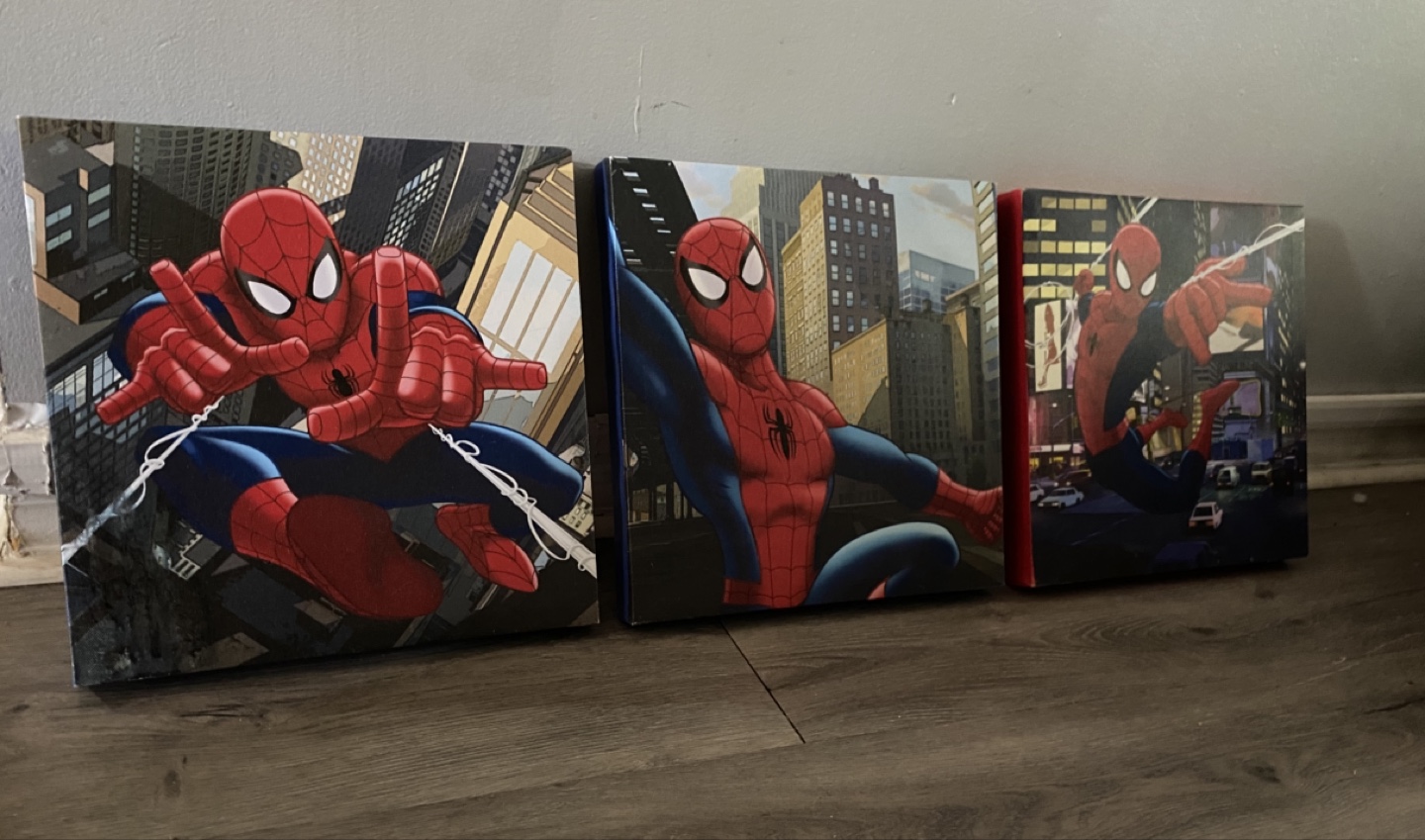 Spider-Man Canvas Wall Art Set of 3