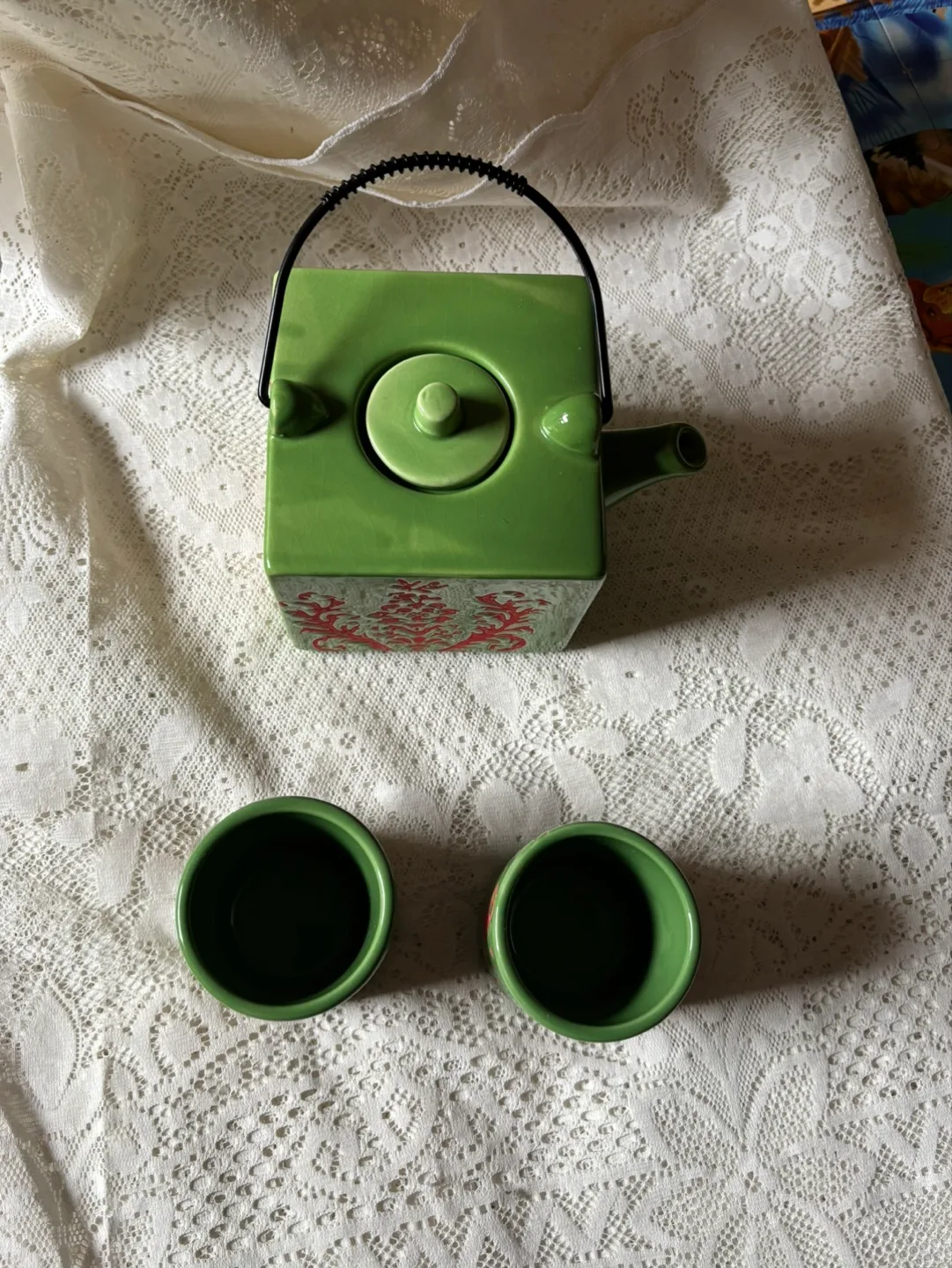 Green and Red Tea Set image indicator(5)