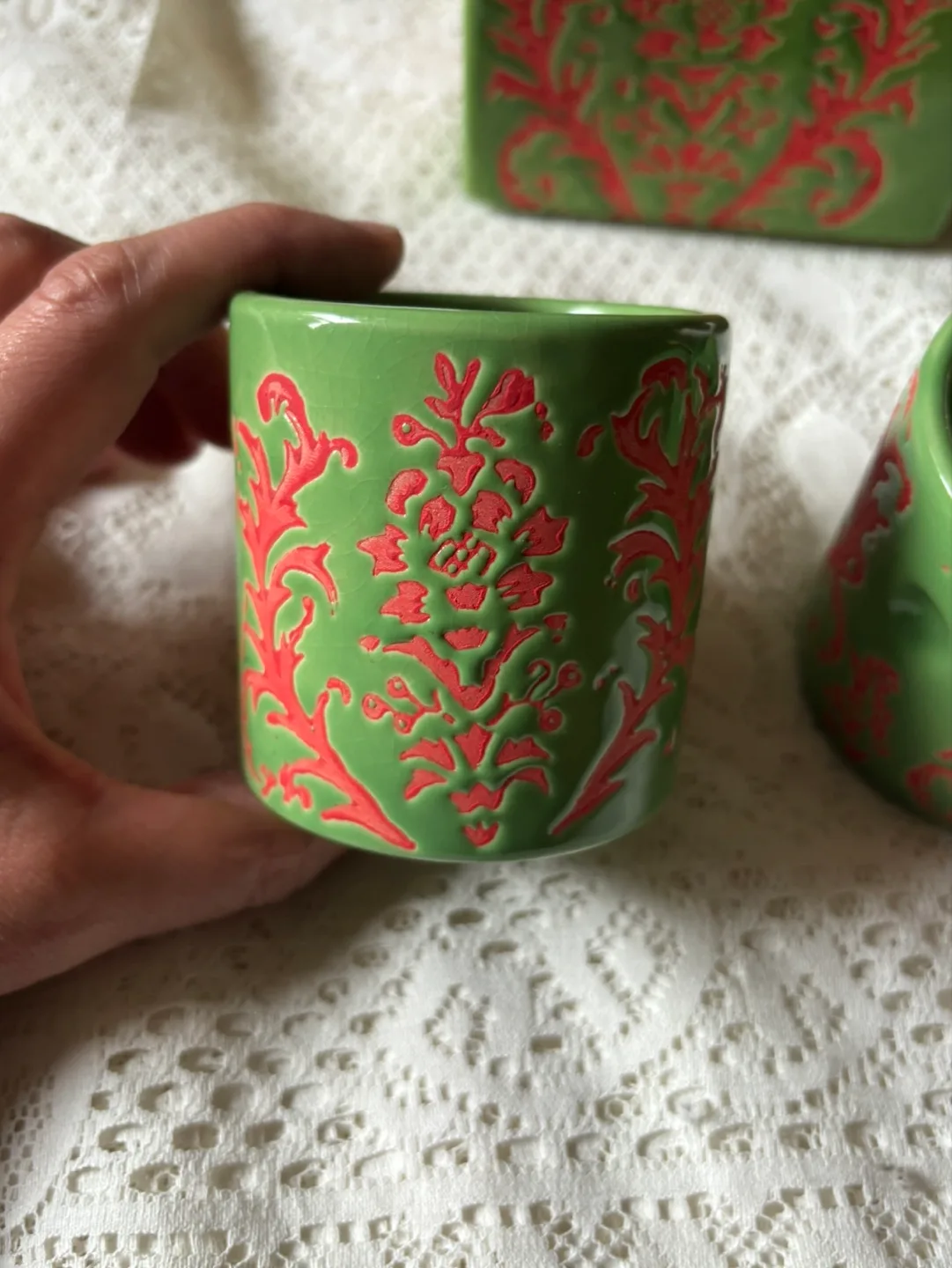 Green and Red Tea Set image indicator(4)