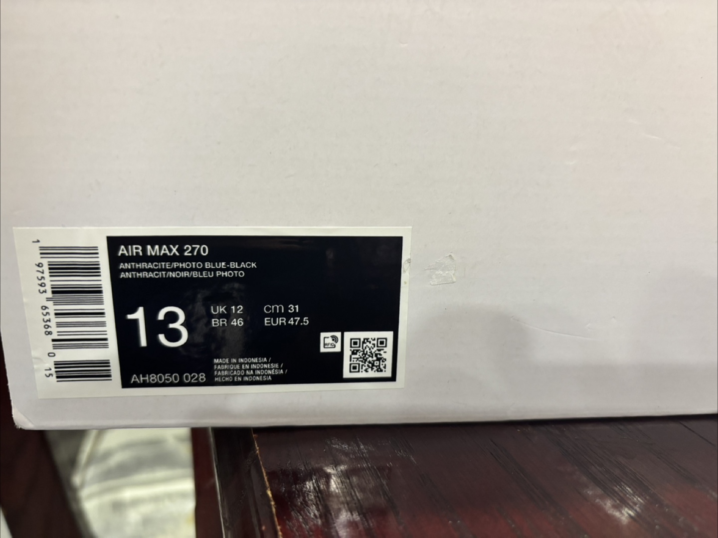 Nike Air Max 270 Size 13 Men's Running Shoes - photo 2