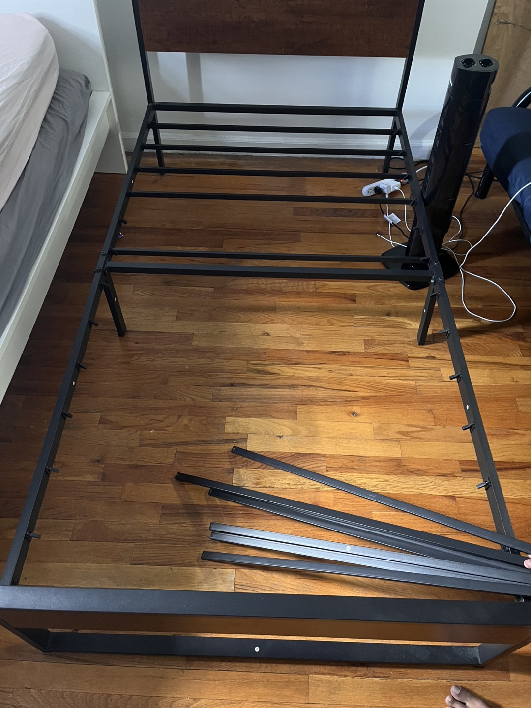 Twin Size Bed Frame and Mattress