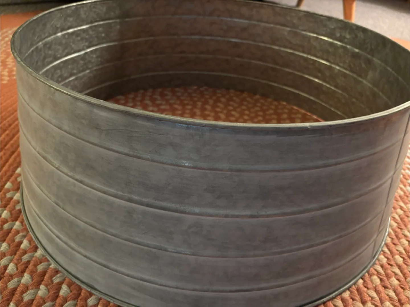 Galvanized Metal tree skirt thumbnail