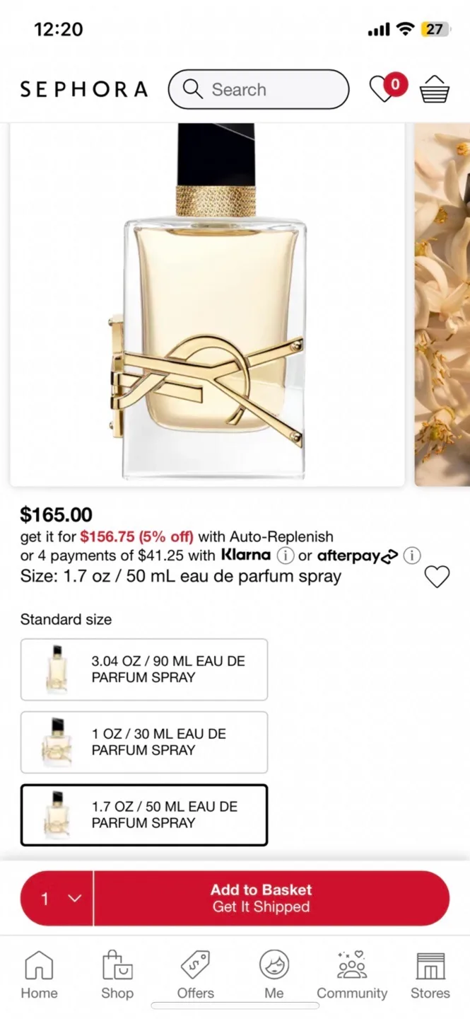Yves Saint Laurent Libre Eau de Parfum 50ml thumbnail