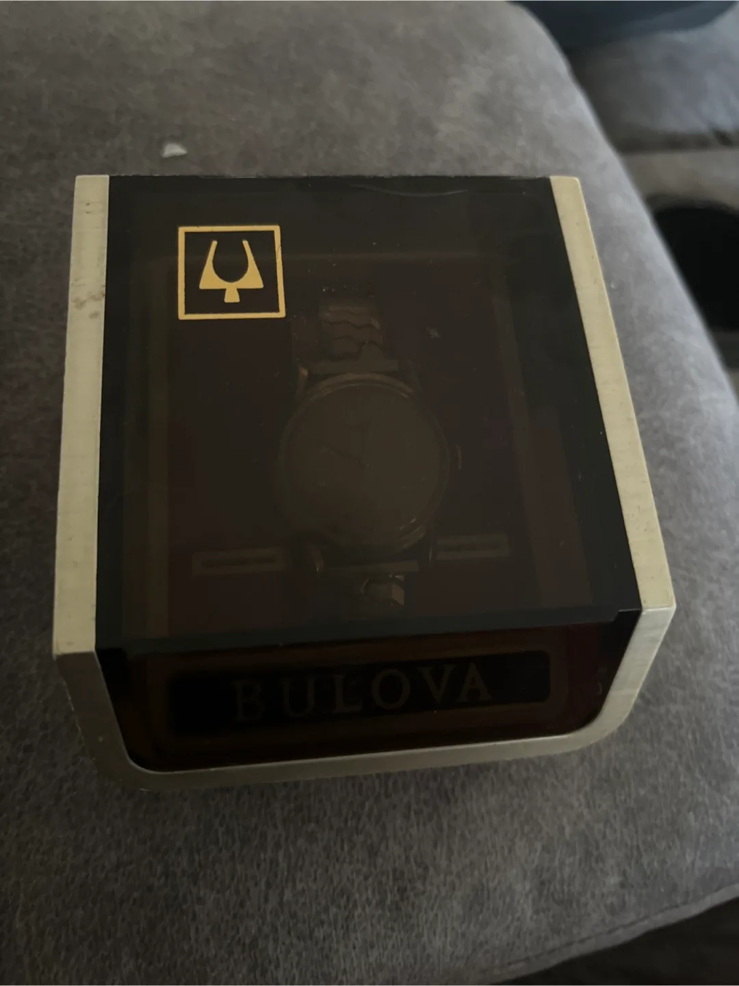Vintage Bulova Wristwatch with Original Box and Warranty image indicator(3)