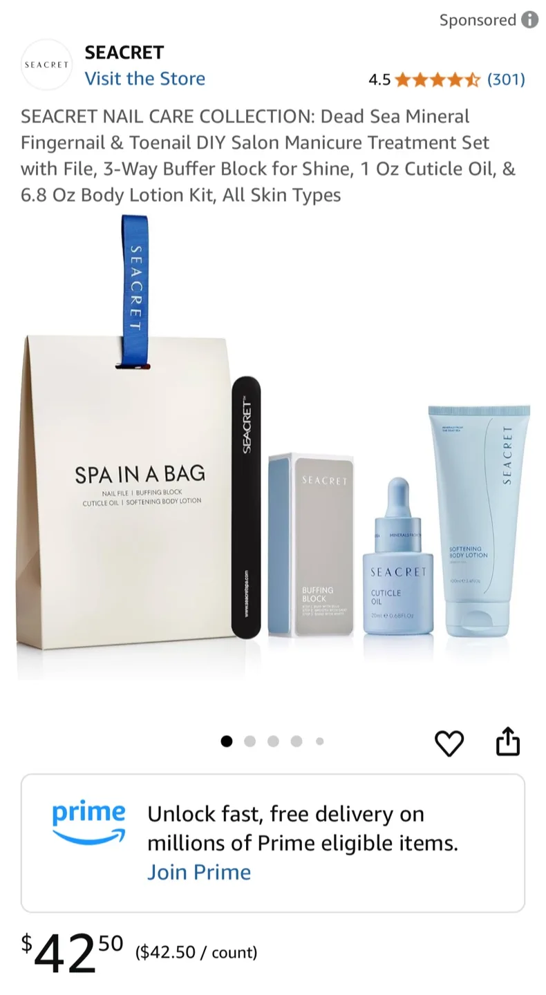 Seacret Happy Holidays Nail Care Gift Set image indicator(4)