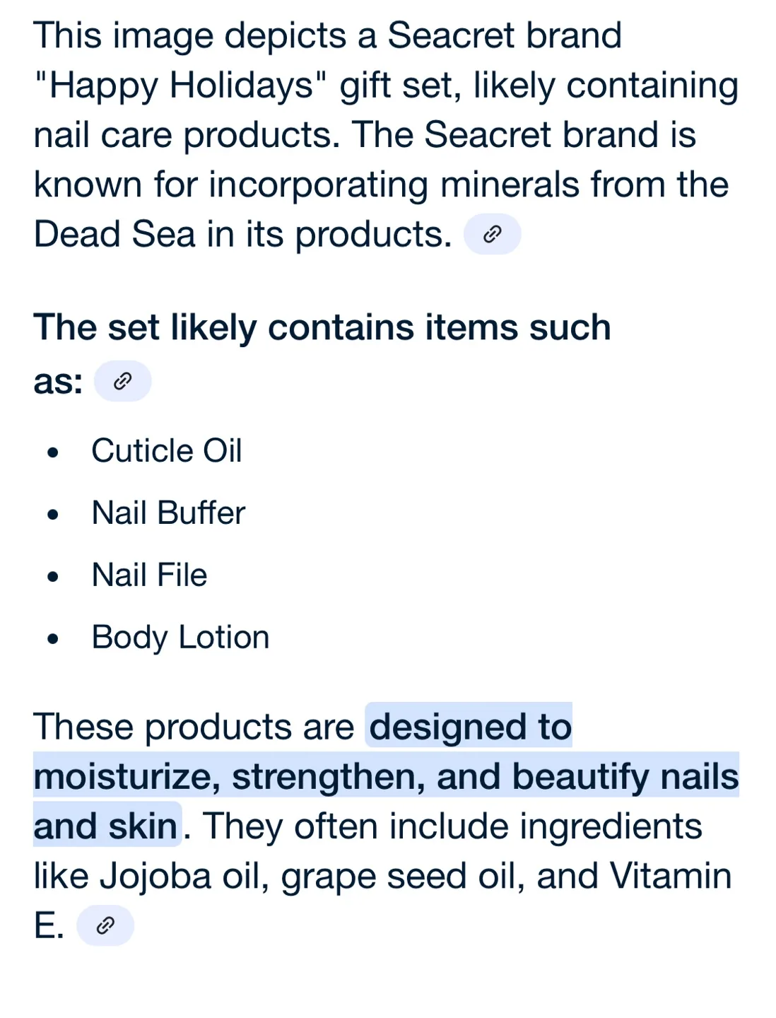 Seacret Happy Holidays Nail Care Gift Set image indicator(3)