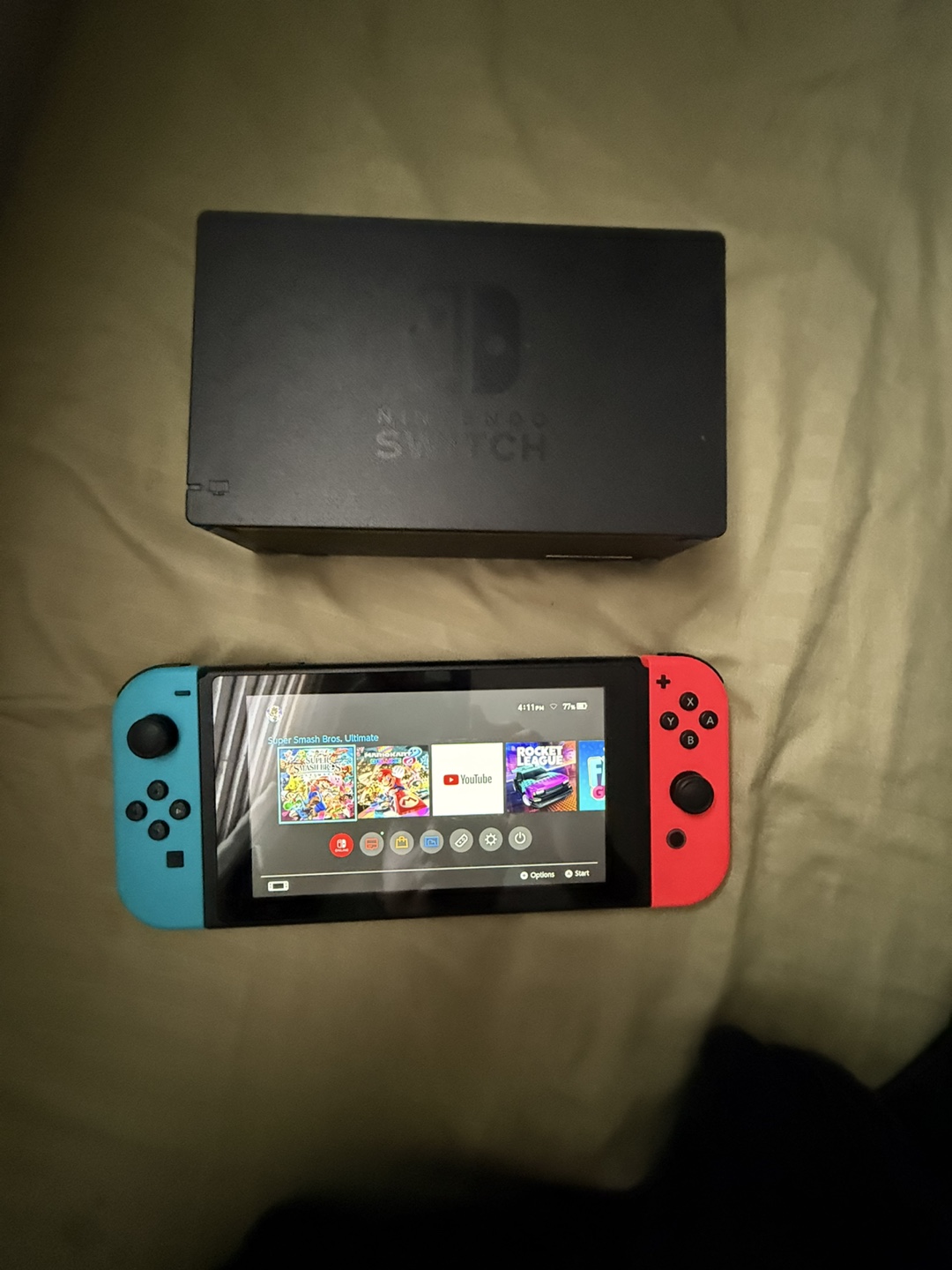 Nintendo Switch Console - Neon Red and Blue Joy-Cons