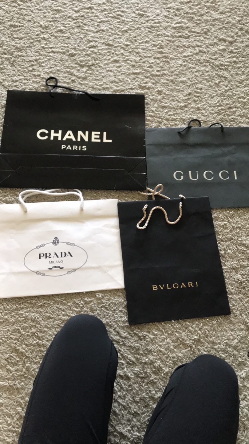Authentic Designer Shopping Bags - Chanel, Gucci, Prada, Bvlgari