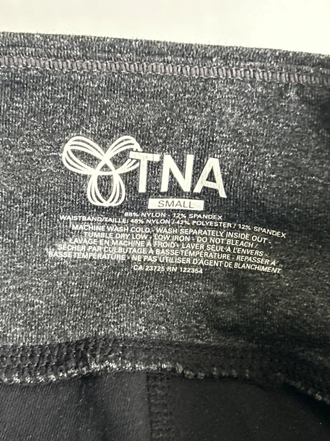 TNA - Black & Grey Leggings image indicator(3)