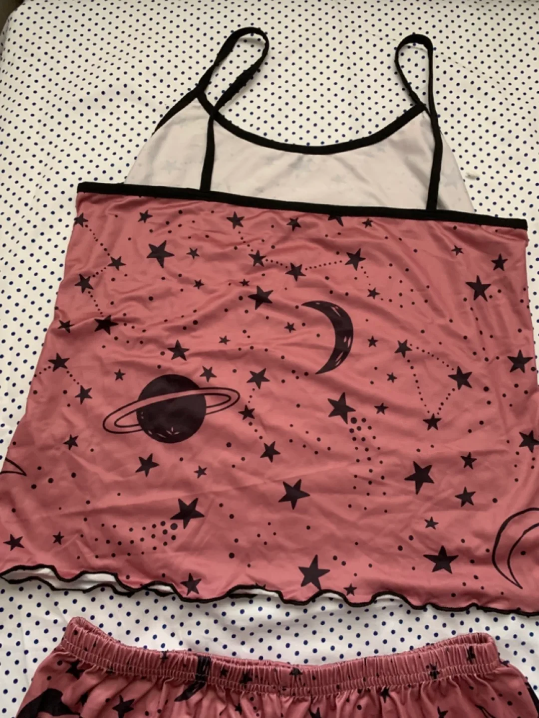 Women's Pink Star Pajama Set image indicator(2)