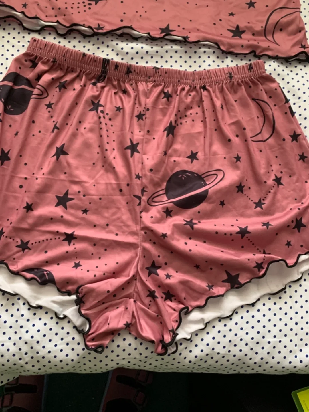 Women's Pink Star Pajama Set image indicator(3)
