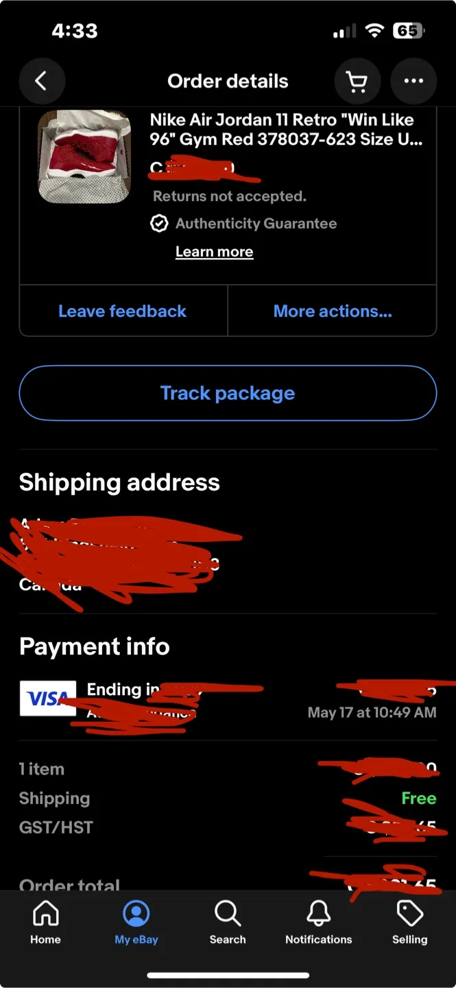 Jordan 11 Win like 96 Size 12 image indicator(9)