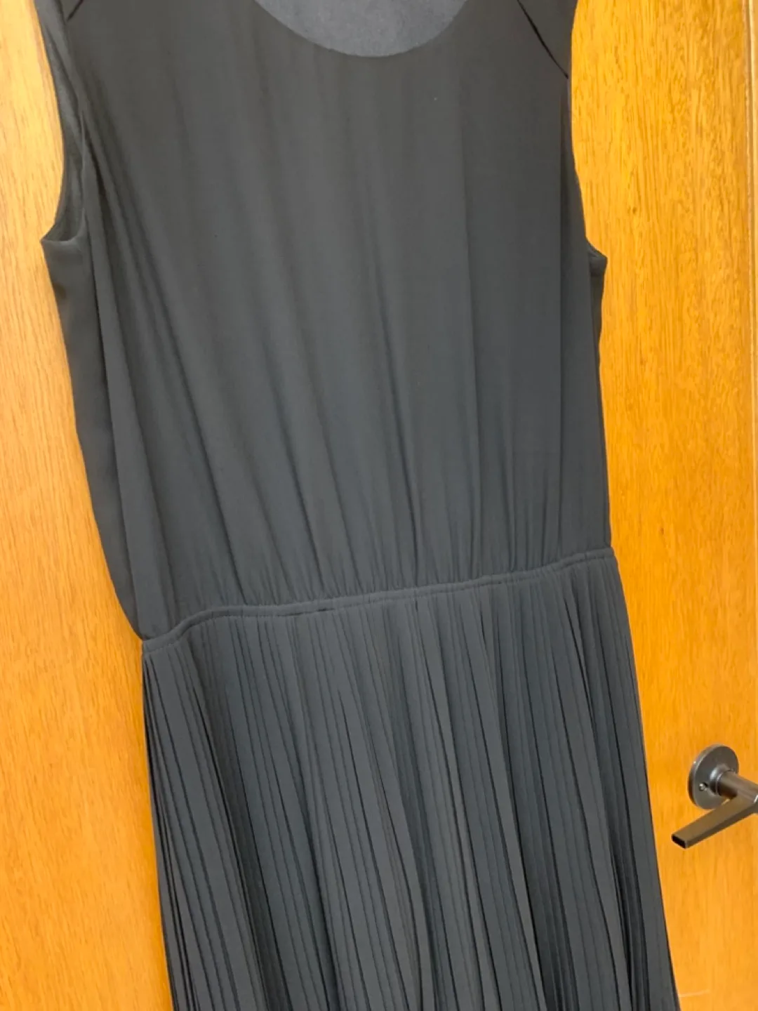 Ricki's Black Pleated Dress Size 10 image indicator(5)