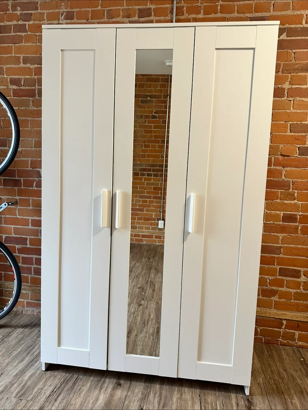 Urgent Sale: IKEA BRIMNES Wardrobe with Mirror thumbnail