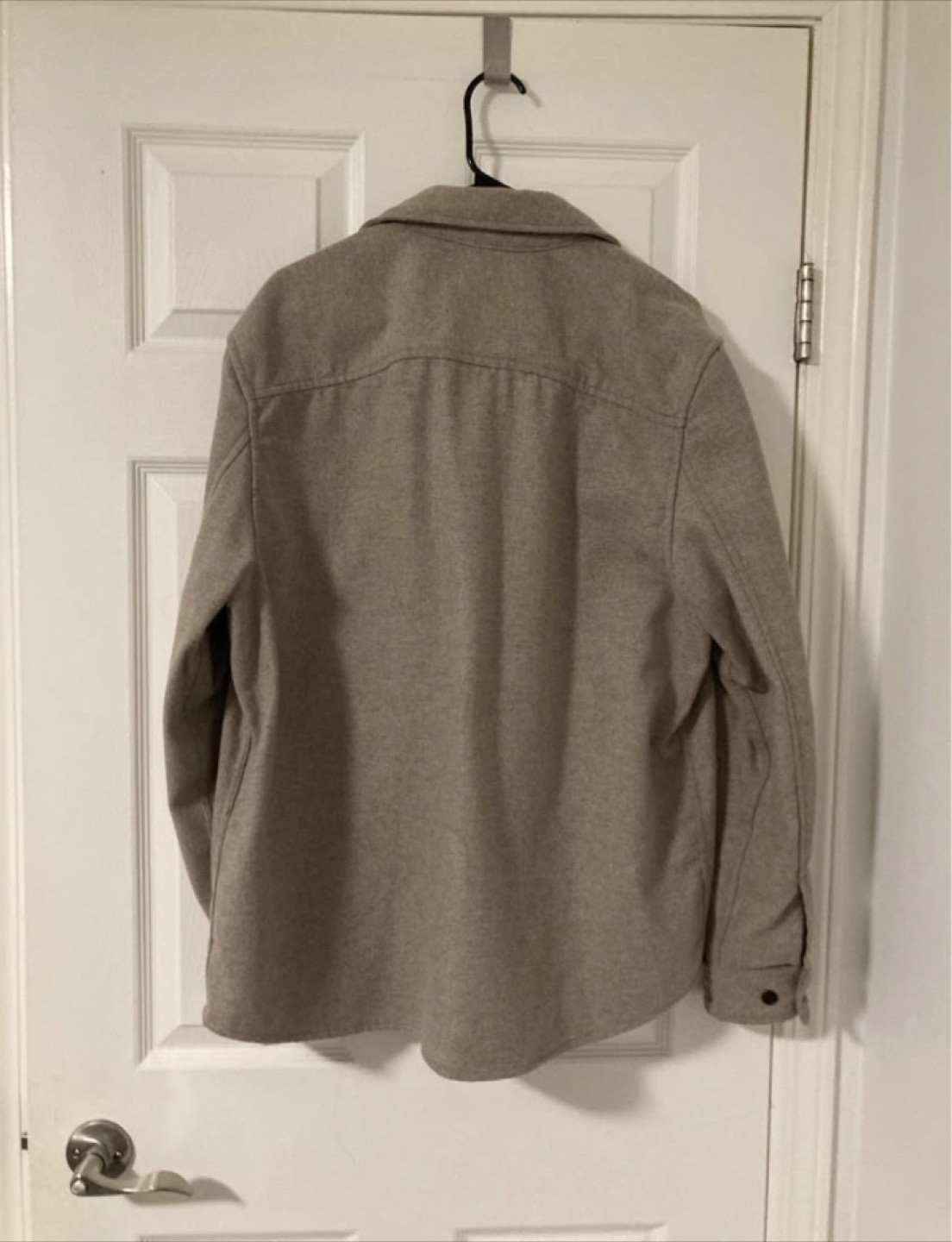 Men's Flannel Shirt Jacket Overcoat Shacket - photo 3
