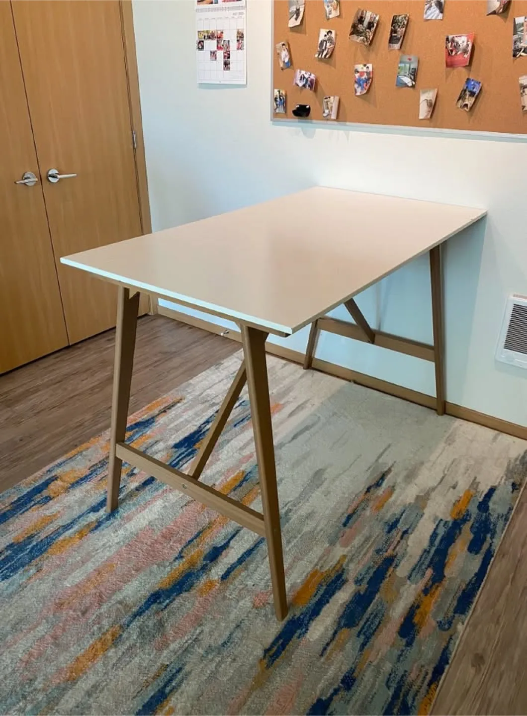 High Table with Wooden frame thumbnail