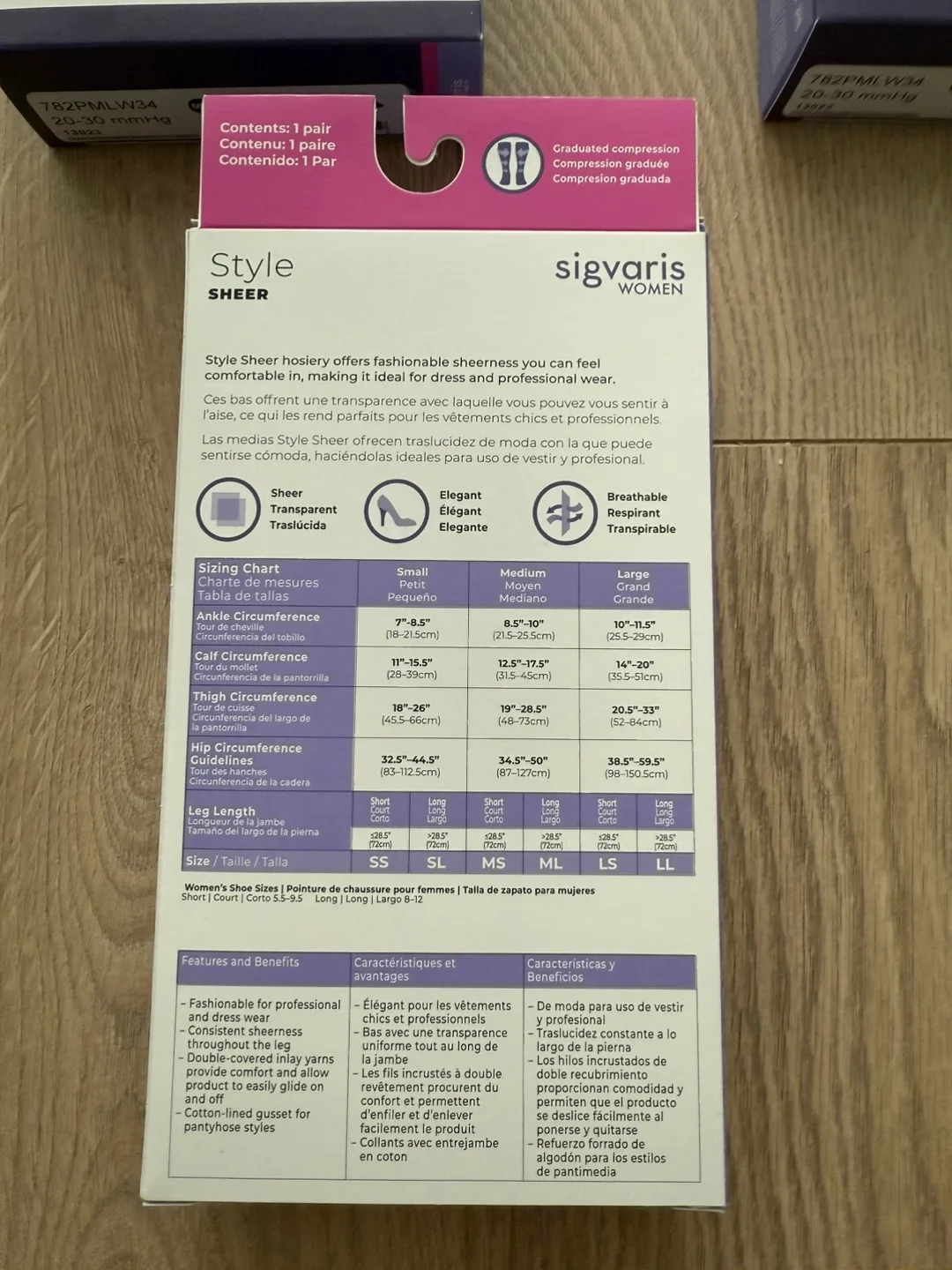 Sigvaris and Jobst Women's Medical Compression stockings image indicator(2)