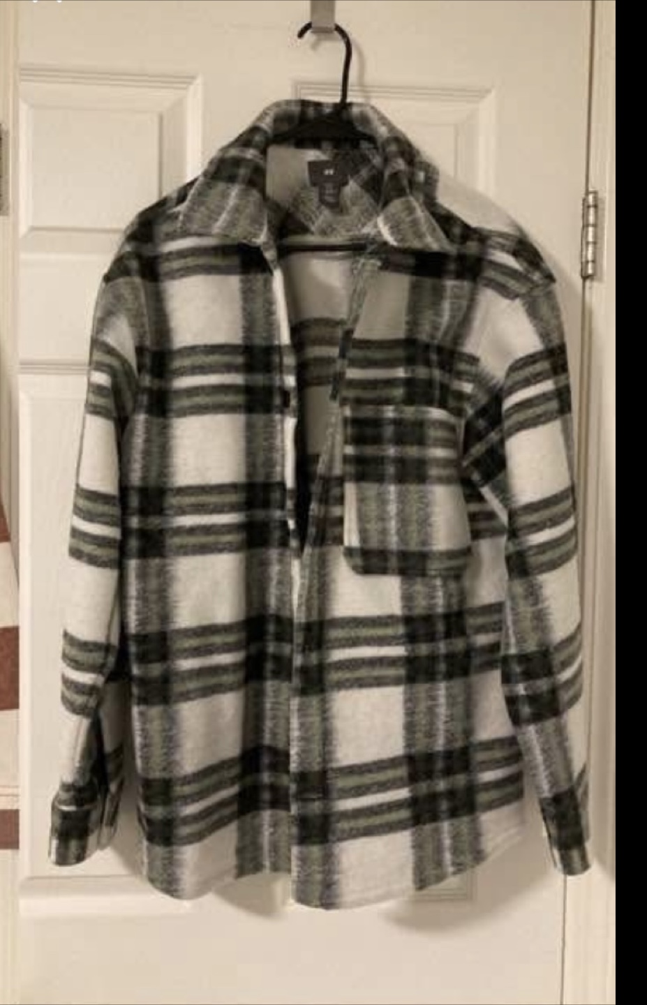 Men's Flannel Shirt Jacket Overcoat Shacket