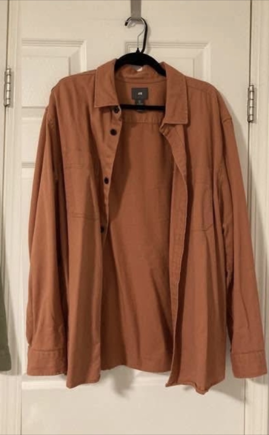Men's Orange Long Sleeve Shirt