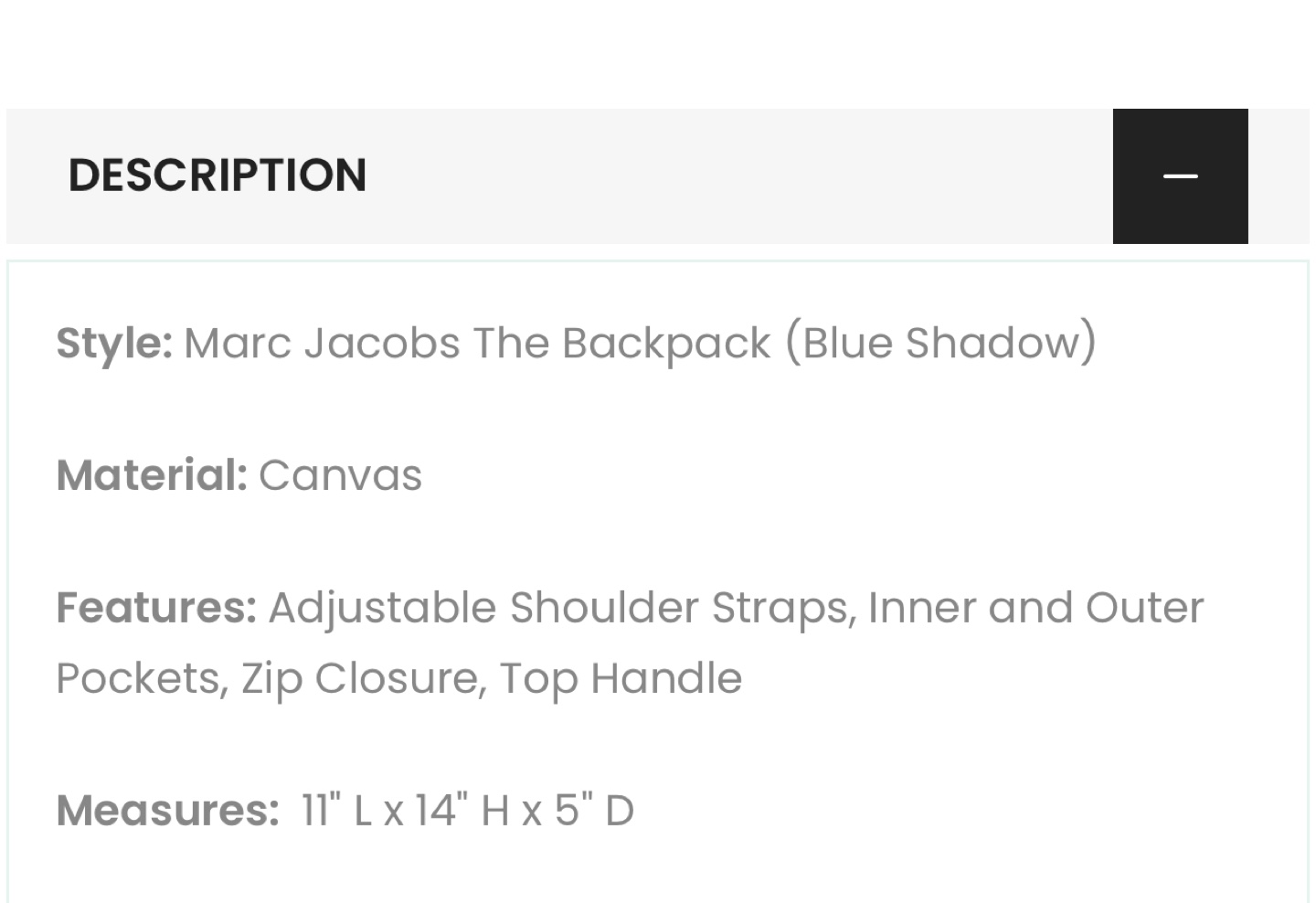 Marc Jacob’s Brand new back pack - photo 3