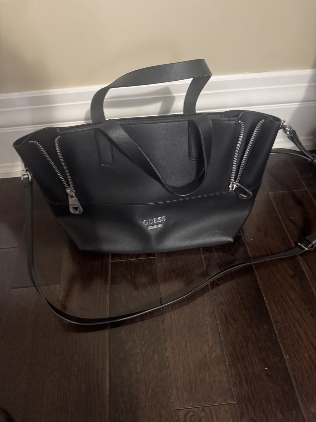 Guess Black Tote Bag