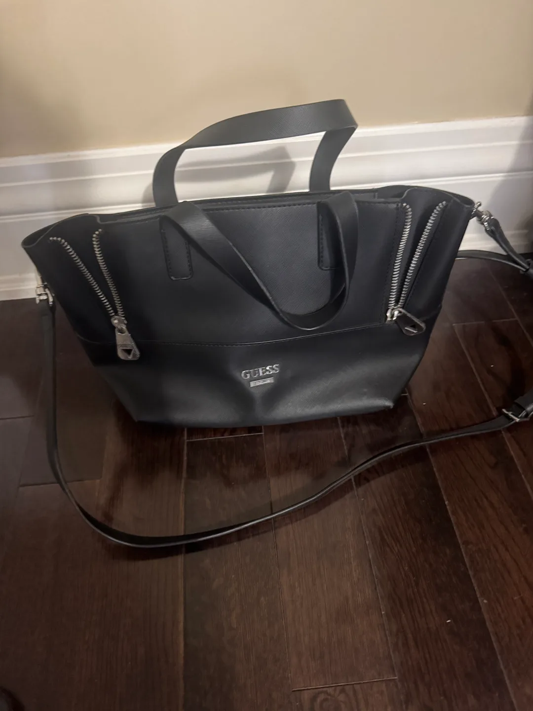 Guess Black Tote Bag thumbnail