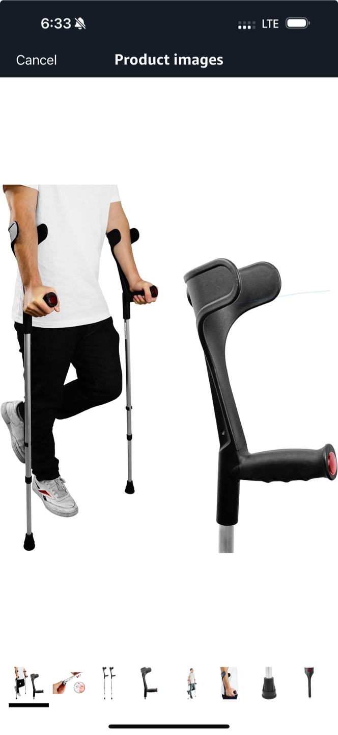 Pepe mobility aluminum forearm crutches - photo 5