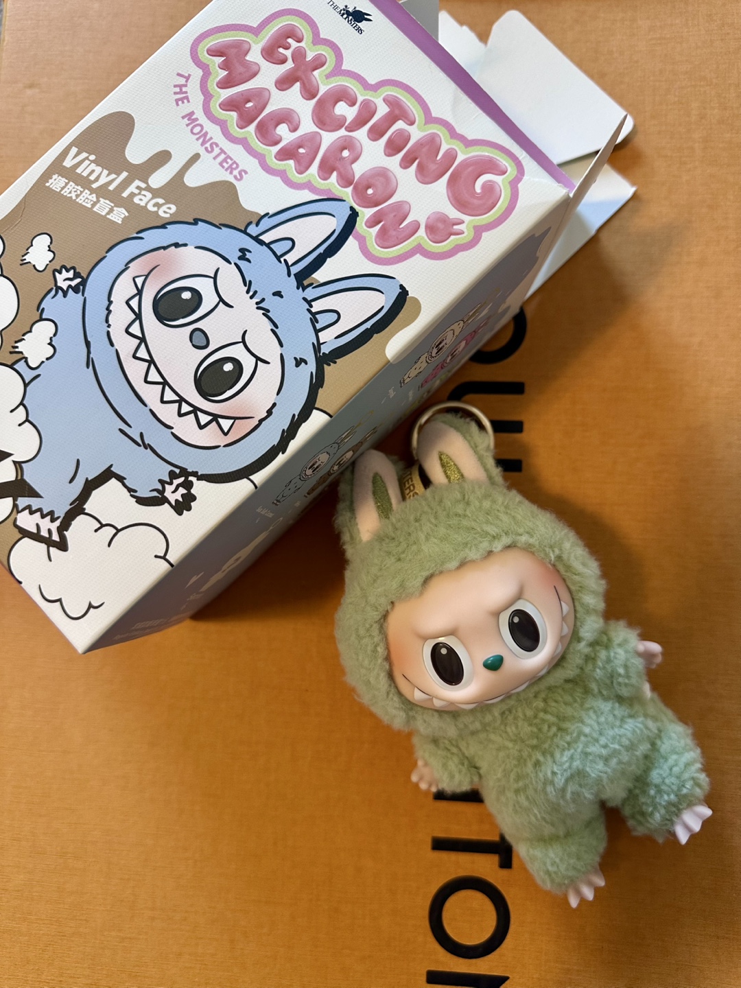 Labubu - Exciting Macaron Vinyl Face Keychain