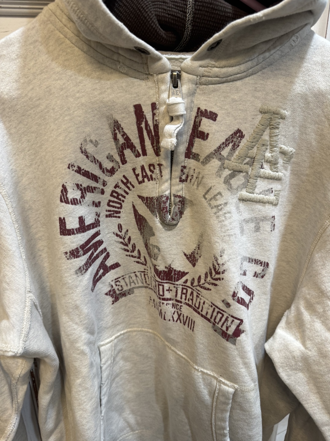 American Eagle Outfitters Men's Half-Zip Hoodie - photo 3