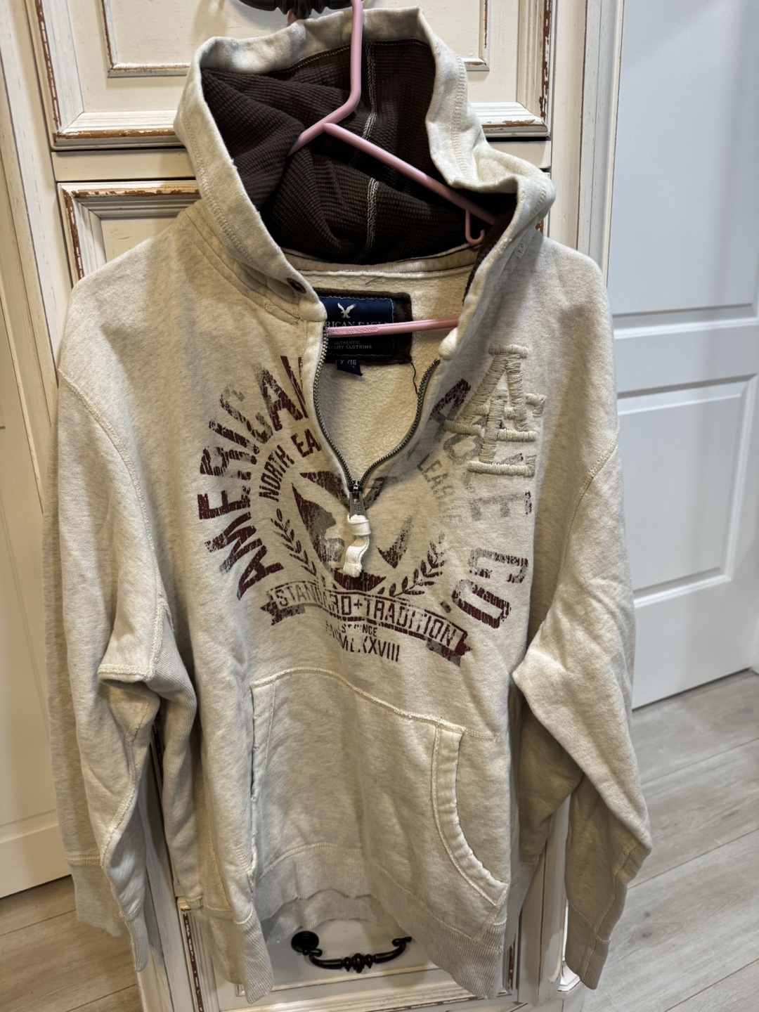 American Eagle Outfitters Men's Half-Zip Hoodie - photo 2