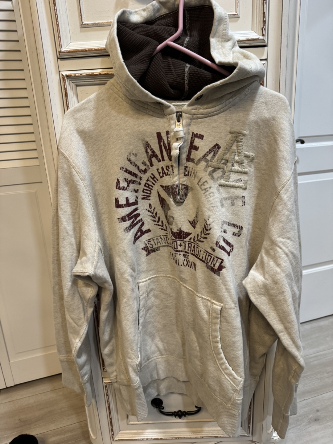 American Eagle Outfitters Men's Half-Zip Hoodie - photo 4