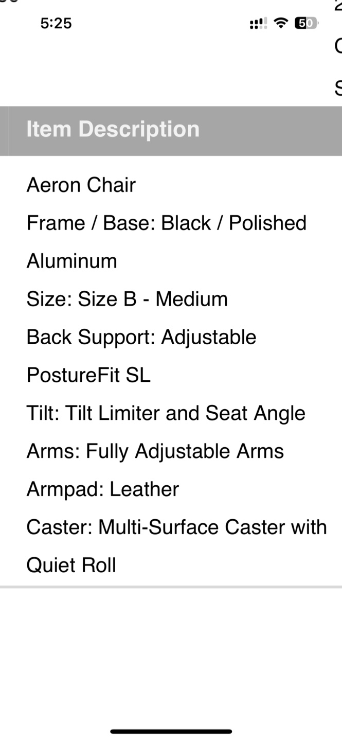 Herman Miller Aeron Chair - photo 2