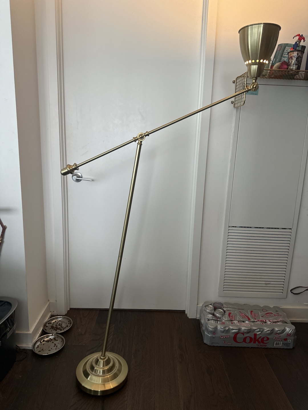 Gold Articulating Floor Lamp