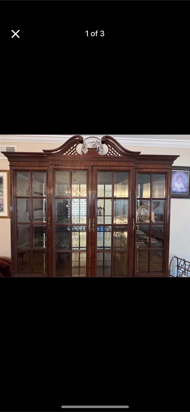 Gorgeous Antique Mahogany China Cabinet - photo 2