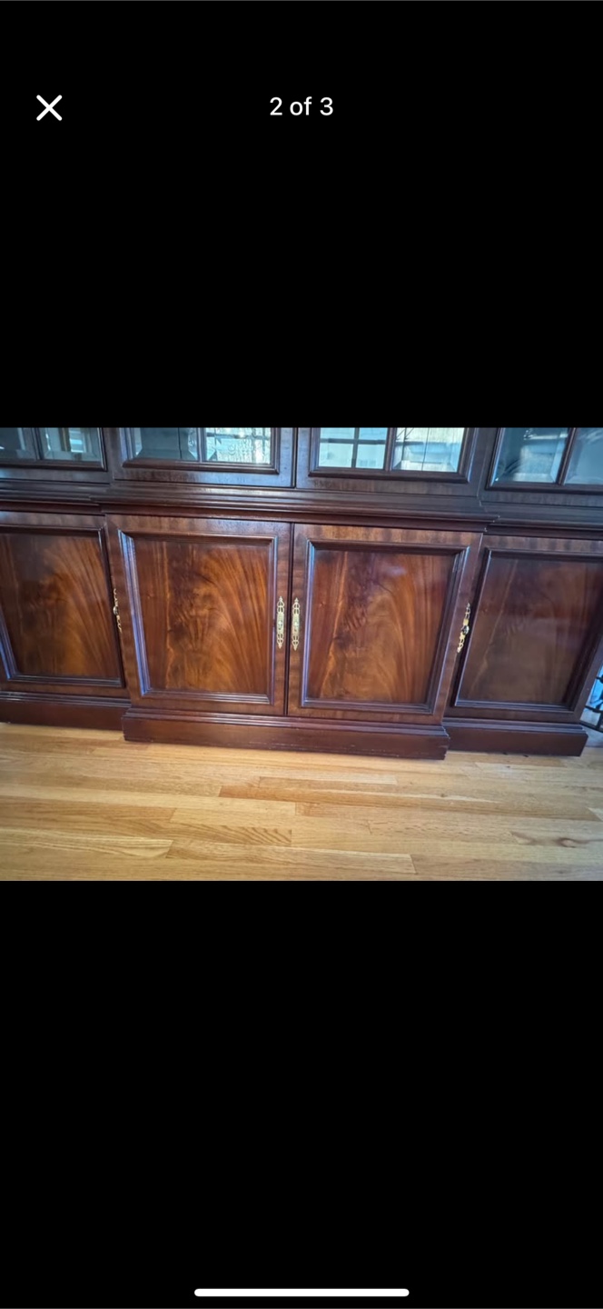 Gorgeous Antique Mahogany China Cabinet - photo 3