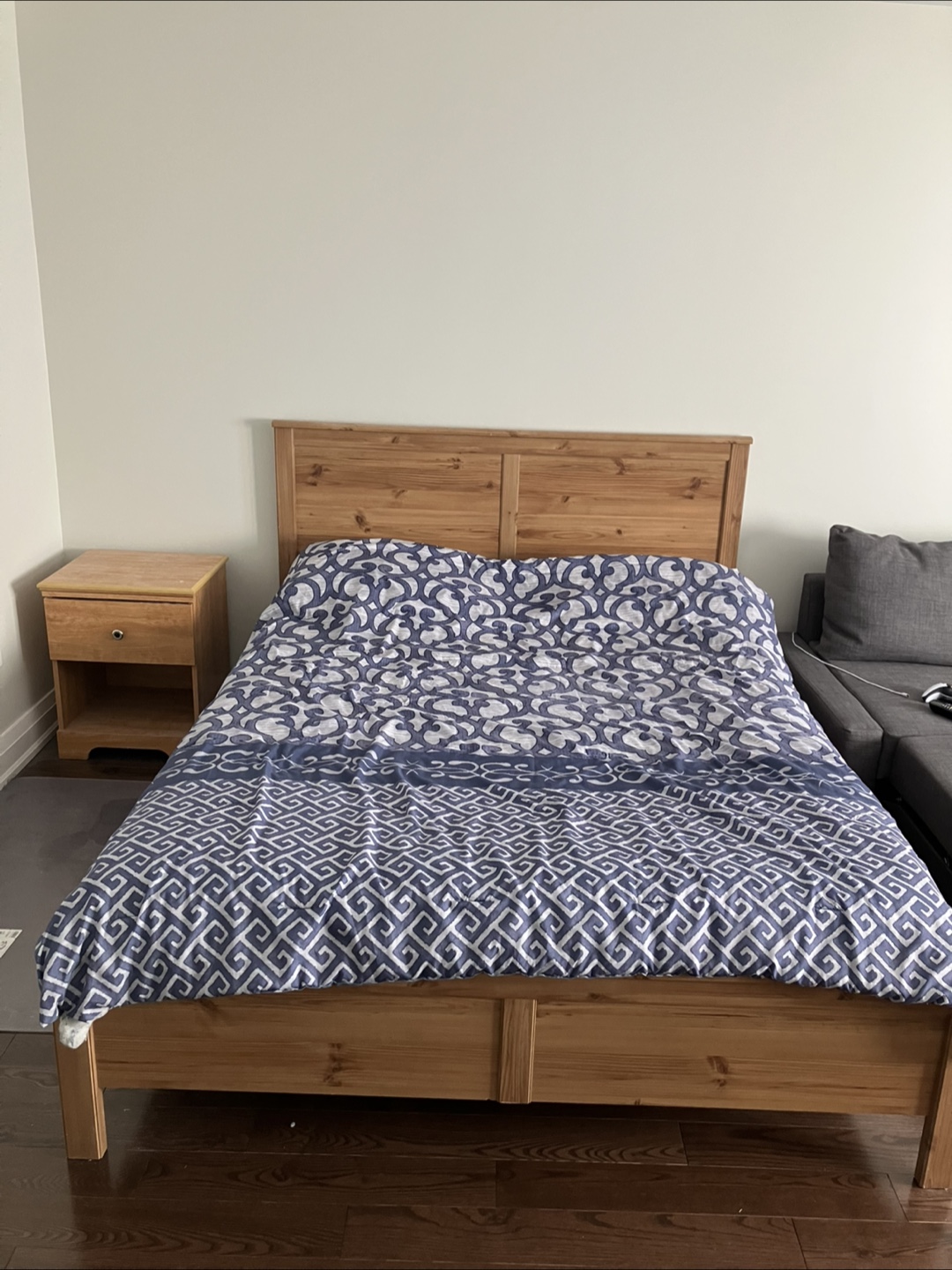 Queen Bed Frame & Nightstand - photo 5
