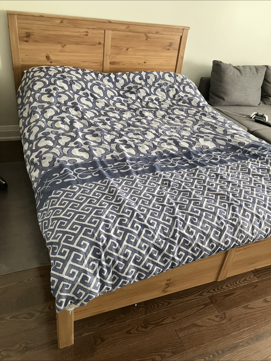 Queen Bed Frame & Nightstand