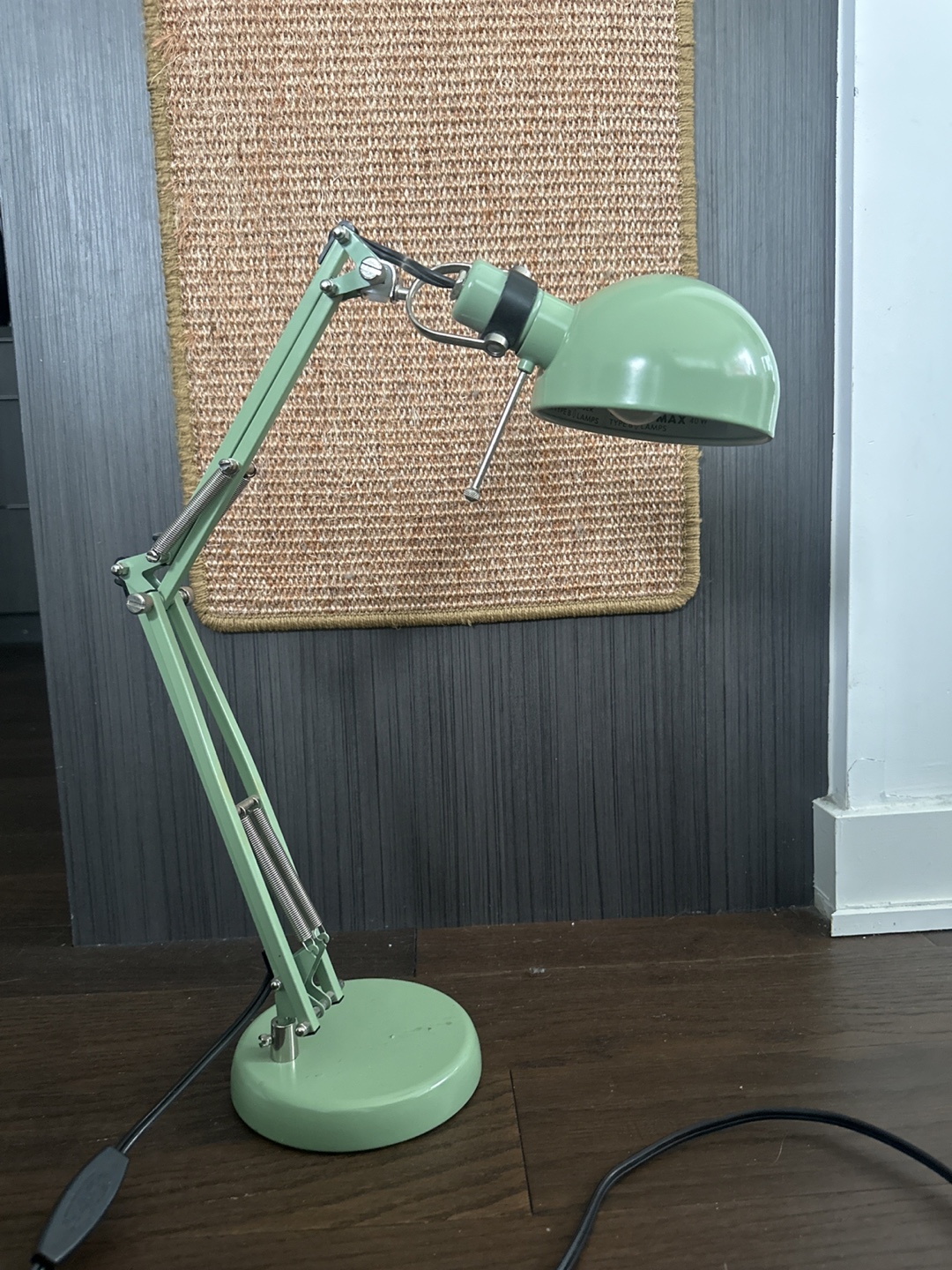 Vintage-Style Green Desk Lamp